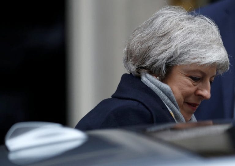 英国的Theresa可能会在Brexit计划中面临议会的突破